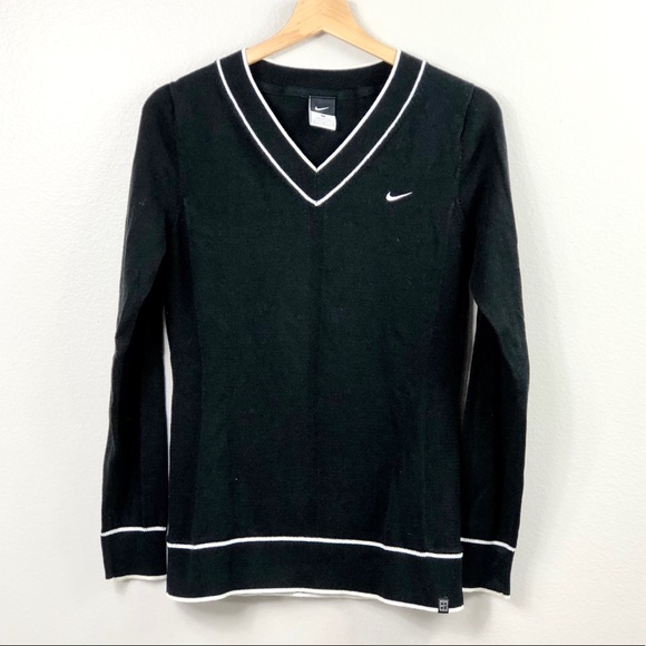 nike v neck sweater